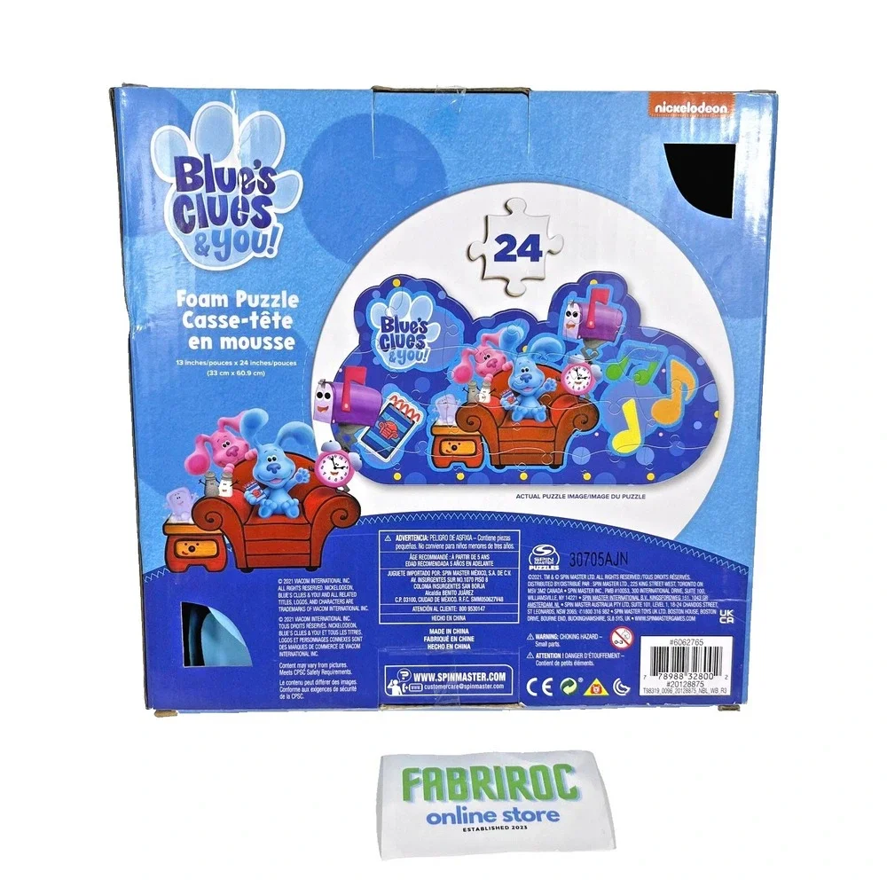 NEW! Blue's Clues & You! 24-Piece Foam Puzzle Soft, Colorful, for kids!!